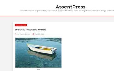 AssentPress (screenshot desktop)