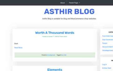 Asthir Blog (screenshot desktop)