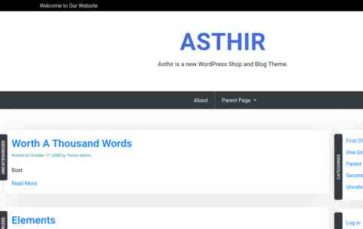 Asthir (screenshot desktop)