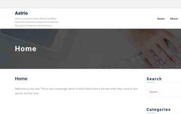 Astrio (screenshot desktop)