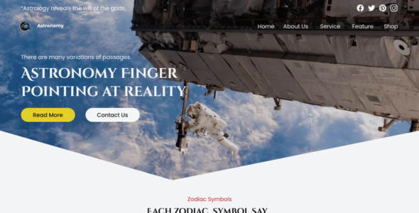 Astronomy Store (WordPress)