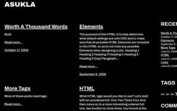 Asukla (screenshot desktop)