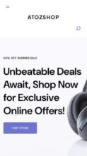 AtozShop (screenshot mobile)