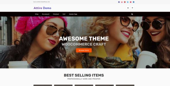 Attire Shop (WordPress)