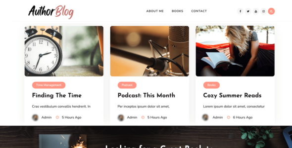 Author Blog (WordPress)