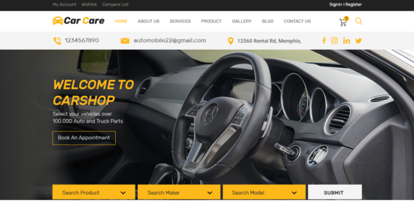 Auto Car Care (WordPress)