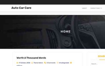 Auto Car Care (screenshot desktop)