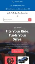 Auto Parts and Car Accessories (screenshot mobile)