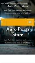 Auto Parts Store (screenshot mobile)