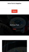 Auto Parts Supplier (screenshot mobile)