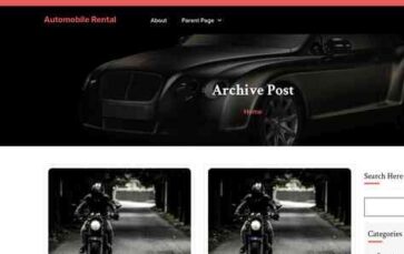 Screenshot Desktop Automobile Rental (screenshot desktop)