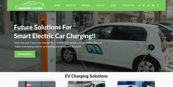 Automotive Charging Station (WordPress)