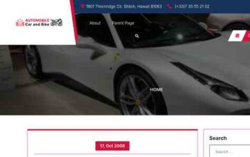 Automotive Services (screenshot desktop)