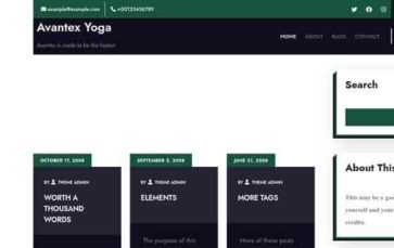 Avantex Yoga (screenshot desktop)