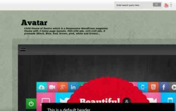 Avatar (ThemeAlley) - (screenshot desktop)