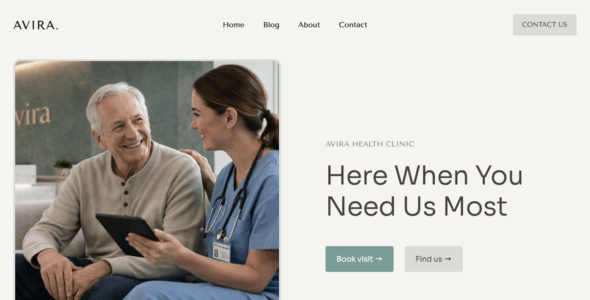 Avira Health Clinic (WordPress)