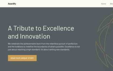 Awardify (screenshot desktop)