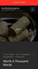 Awp Marketing Agency (screenshot mobile)