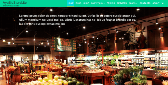 AyaBioStoreLite (WordPress)