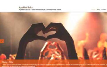 AyaHairSalon (screenshot desktop)