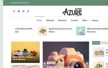 Azure Blogger (screenshot desktop)