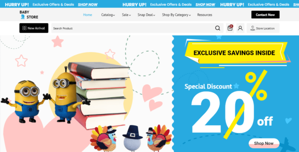 Baby Toys Store (WordPress)