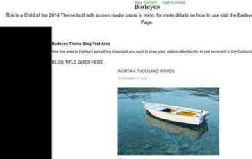 Badeyes (screenshot desktop)