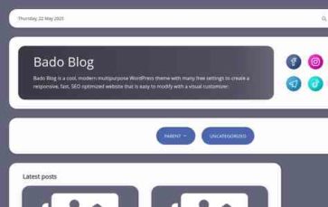 Bado Blog (screenshot desktop)