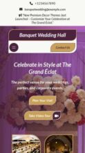Banquet Wedding Hall (screenshot mobile)