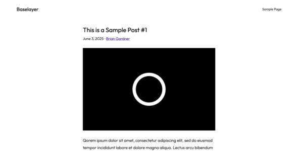 Baselayer (WordPress)