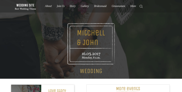 BB Wedding Bliss (WordPress)