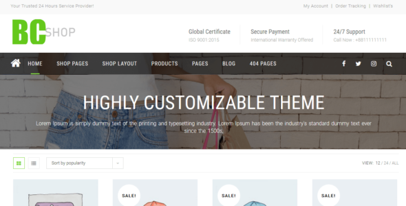 BC Shop (WordPress)