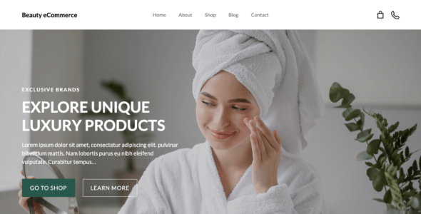 Beauty Ecommerce X (WordPress)