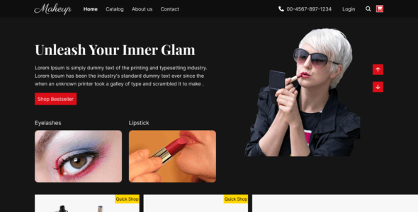 Beauty Makeup Stylist (WordPress)