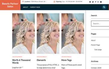 Beauty Parlour Salon (screenshot desktop)