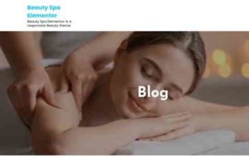 Beauty Spa Elementor (screenshot desktop)