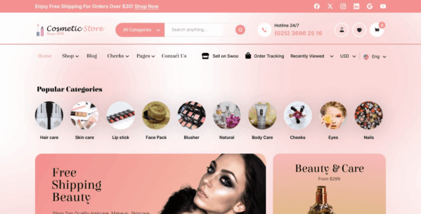 Beauty Store (The Magnifico) (WordPress)