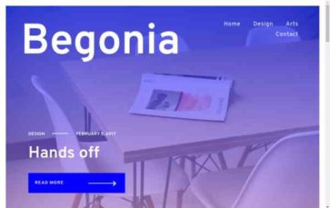 Begonia Lite (screenshot desktop)