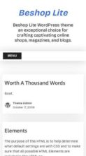 Beshop Lite (screenshot mobile)