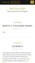 Best Blogger (screenshot mobile)