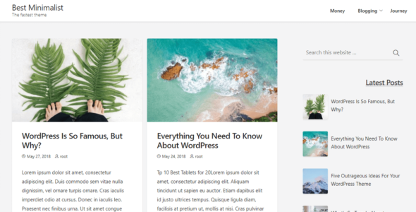 Best Minimalist (WordPress)