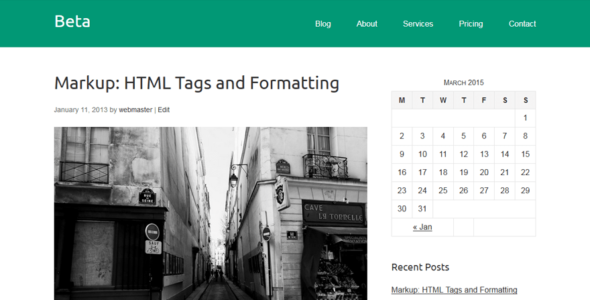 Beta (WordPress)
