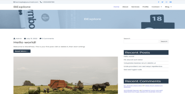 BExplore (WordPress)