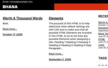 Bhana (screenshot desktop)