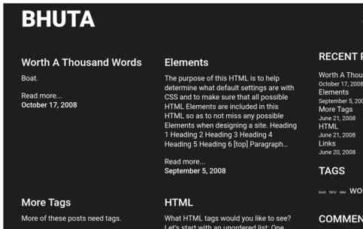 Bhuta (screenshot desktop)