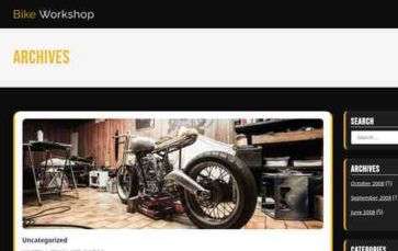 Bike Workshop (screenshot desktop)