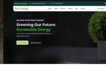 Bio Energy (screenshot desktop)