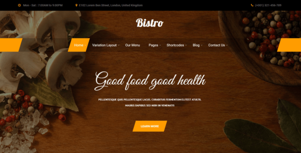 Bistro Lite (WordPress)