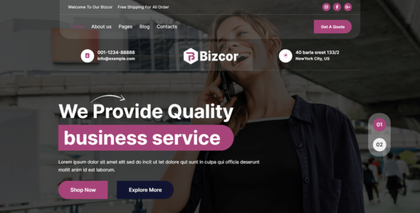 Bizcor (WordPress)