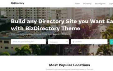 BizDirectory (screenshot desktop)